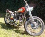 La moto de Dan Druff, technicien de Guns N' Roses