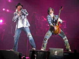 Axl Rose et D.J. Ashba live à Zurich en Suisse