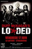 Affiche du concert de Loaded à Strasbourg avec Duff